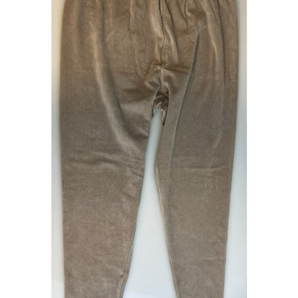 Venezia Jeans Womens Khaki Colored Stretch Straight Legged Sweatpants Size 26/28 - Picture 2 of 9